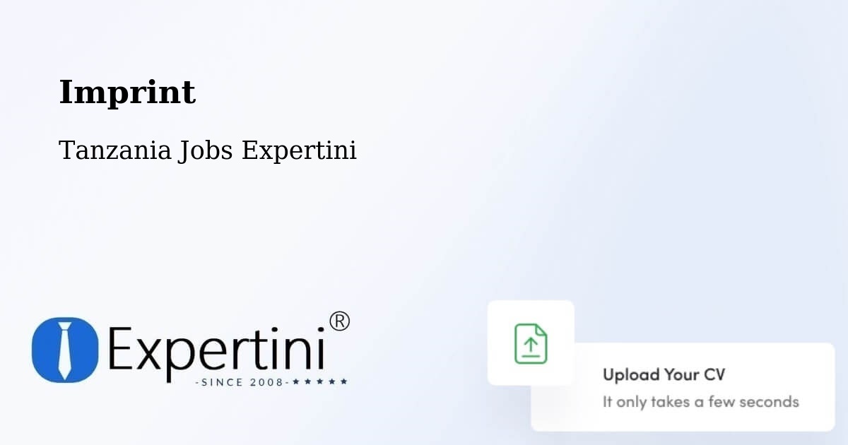 Imprint – Buseresere - Tanzania Jobs Expertini